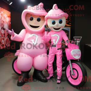 Postava maskota Pink Bottle...
