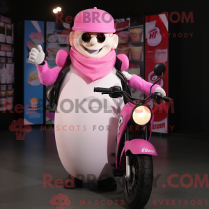 Pink Bottle Of Milk maskot...