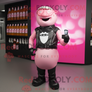 Pink Bottle Of Milk...