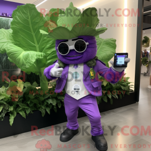 Postava maskota Purple...