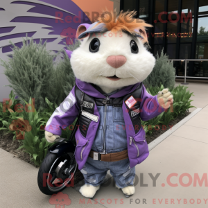 Lavender Guinea Pig mascot...