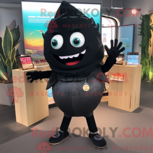 Maskotdraktfigura Black...
