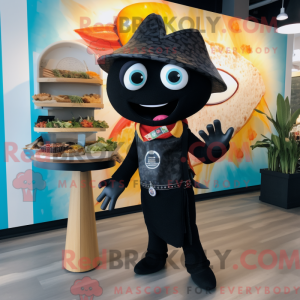 Personaggio mascotte Black...