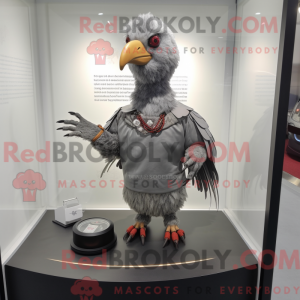 Grå fasan maskot kostyme...
