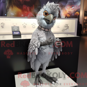Grå fasan maskot kostyme...