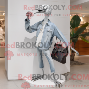 Sølv Archaeopteryx maskot...