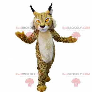 Mascote cachorro marrom e branco - Redbrokoly.com