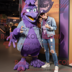 Maskottchenkostüm Purple...