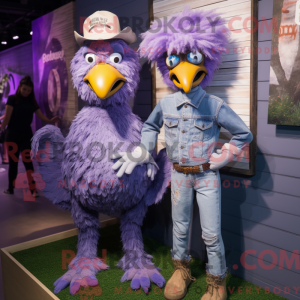 Disfraz de mascota Purple...