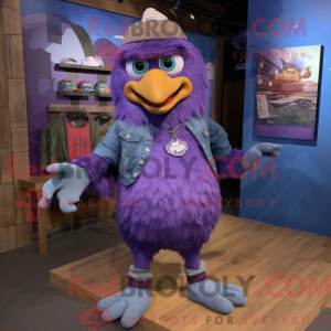 Disfraz de mascota Purple...