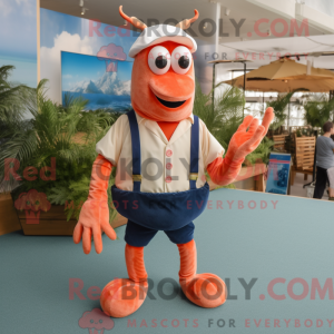Peach Lobster Bisque maskot...
