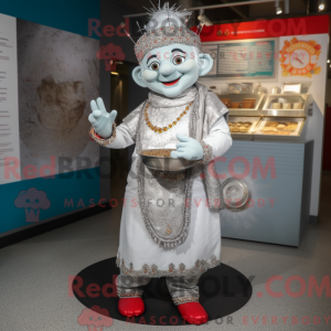 Sølv Biryani maskot kostume...