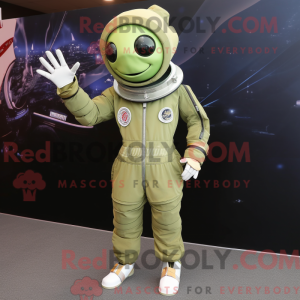 Oliven Astronaut maskot...