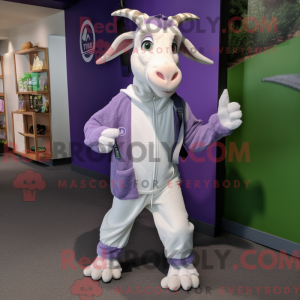 Lavendel geit maskot drakt...