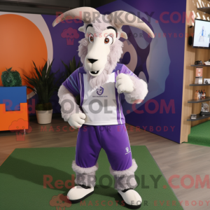 Lavendel ged maskot kostume...