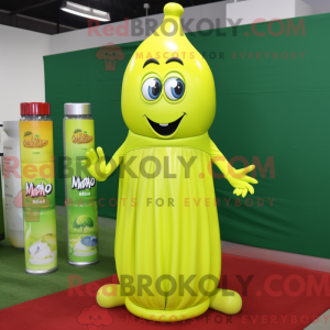 Limegrønn Bottle Of Mustard...