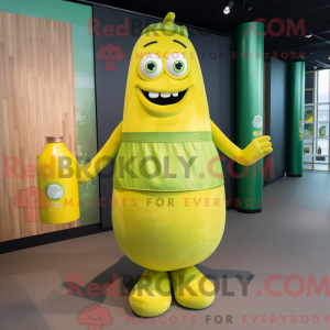 Limegrønn Bottle Of Mustard...