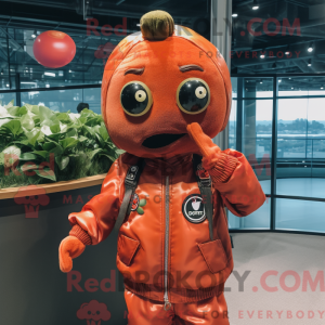 Rust Tomato maskot drakt...