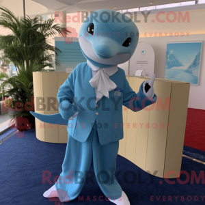 Disfraz de mascota Sky Blue...