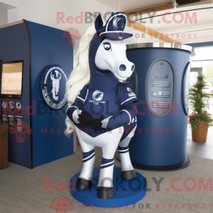 Costume mascotte de Navy...