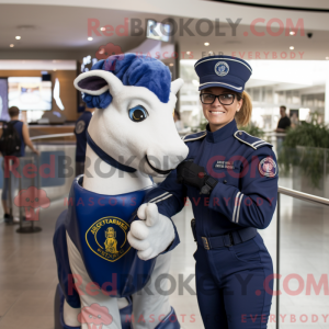 Navy Mare maskot kostume...