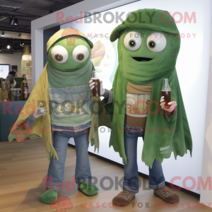 Tan Green Beer Maskottchen...