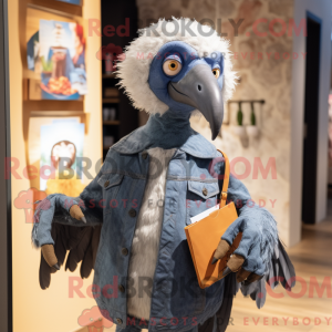 Grijze gier mascottekostuum...