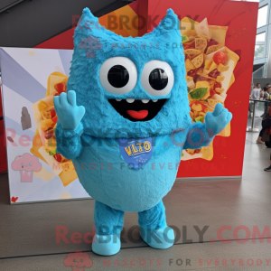 Postava maskota Sky Blue...