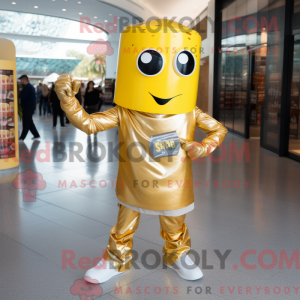 Gold Soda Can...