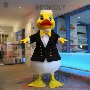 Yellow Muscovy Duck mascot...