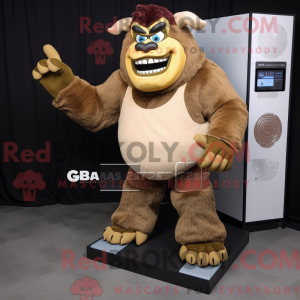 Personaggio mascotte orco...