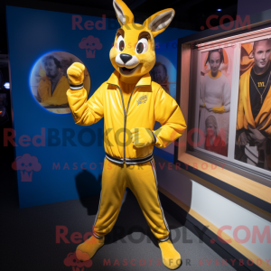 Yellow Gazelle mascot...
