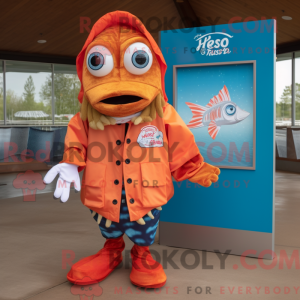 Maskotdraktfigura Rust Fish...
