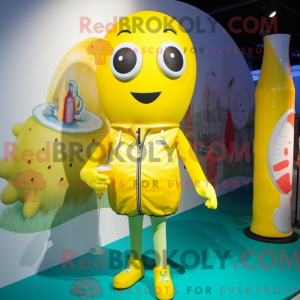 Yellow Soda Can mascot...