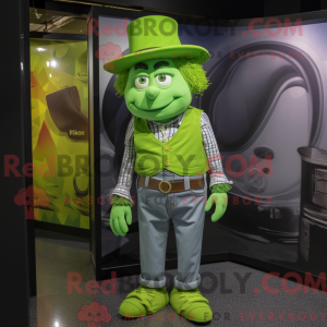 Limegrøn Leprechaun Hat...
