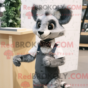 Maskottchenkostüm graue...