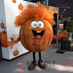 Rust Pumpkin maskot kostyme...