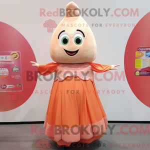Peach Falafel maskot...