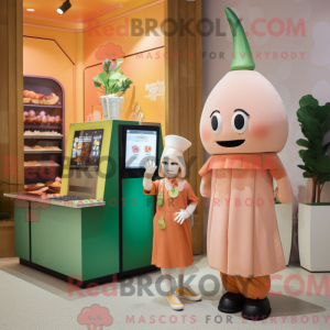 Peach Falafel maskot...