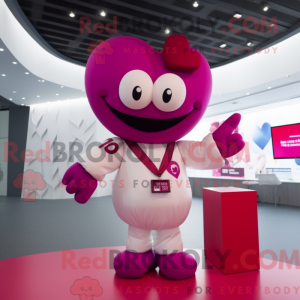 Personnage mascotte Magenta...