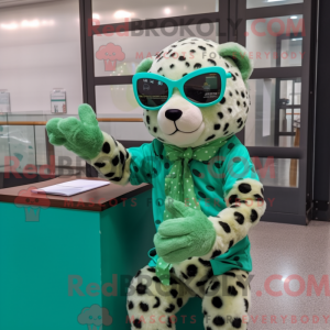 Disfraz de mascota leopardo...