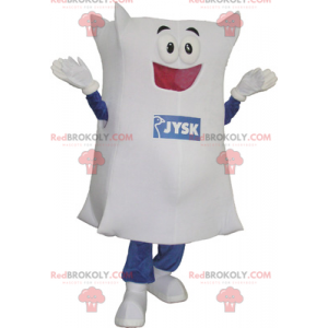 White cushion mascot - Redbrokoly.com