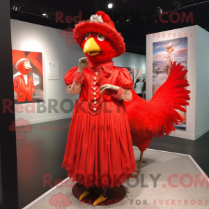 Disfraz de mascota de Red...