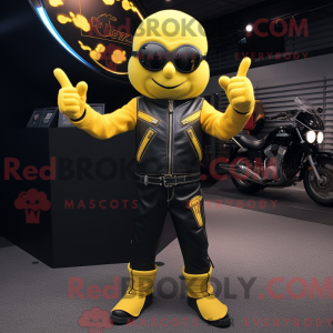 Yellow Aglet mascot costume...