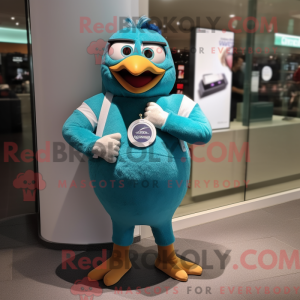Turkis Pigeon maskot...