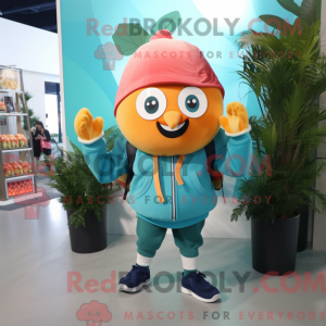Teal Grapefruit mascot...
