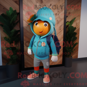 Disfraz de mascota de Teal...