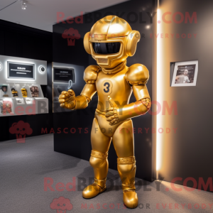 Gold American Football...