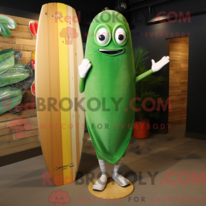 Olive Surfboard mascot...