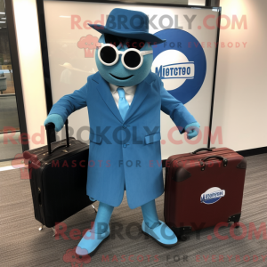 Postava maskota Blue...
